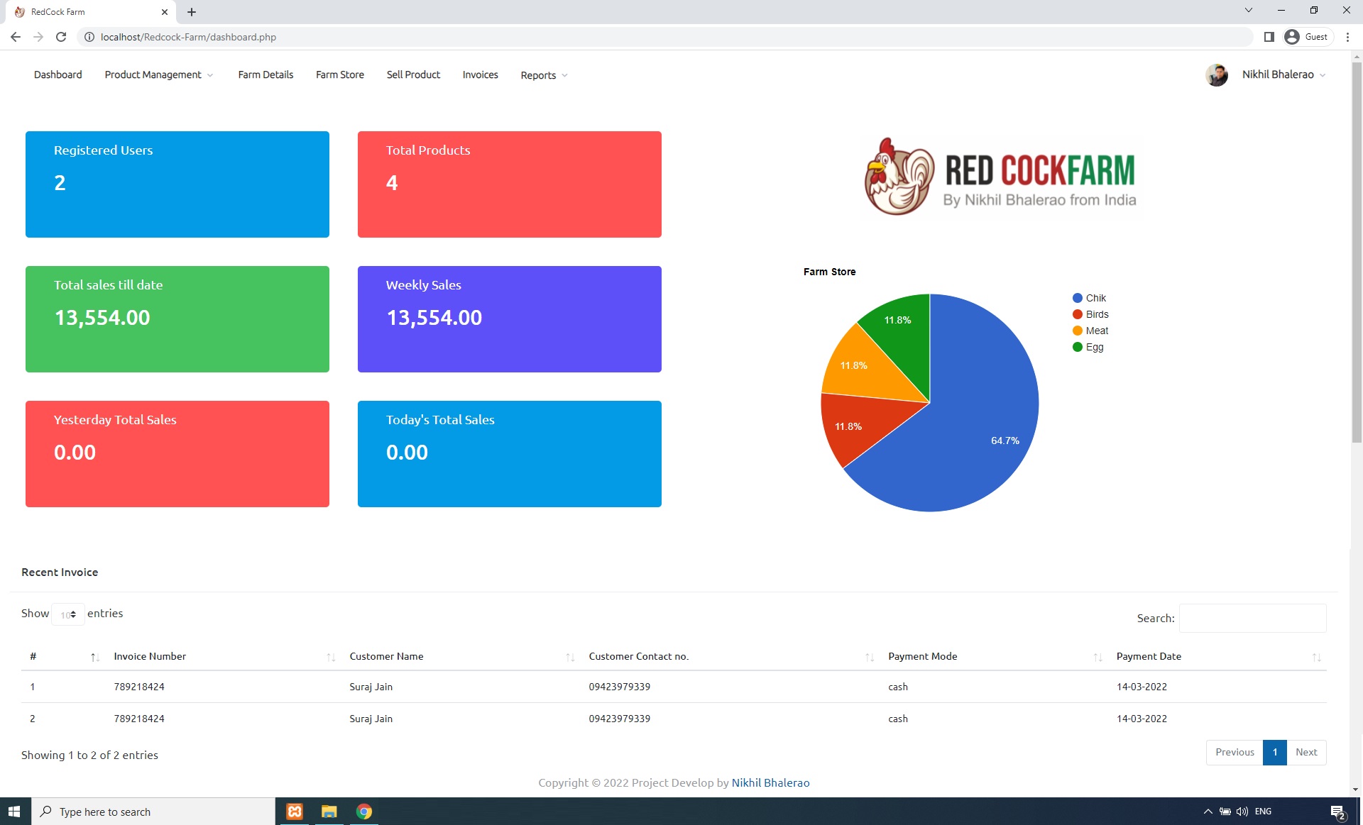 Poultry Farm Management System in PHP Source Code Free Download | Free